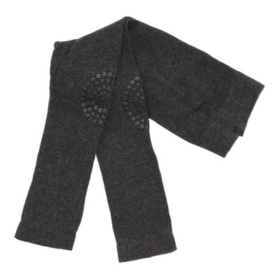 GoBabyGo Protiskluzové legíny - Dark Grey Melange, vel. 12 - 18 měsíců