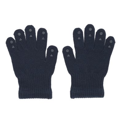 GoBabyGo Protiskluzové rukavičky - Navy Blue, vel. 2 - 3 roky - obrázek