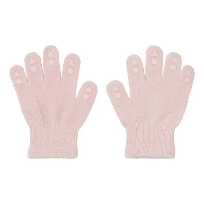GoBabyGo Protiskluzové rukavičky - Soft Pink, vel. 1 - 2 roky - obrázek