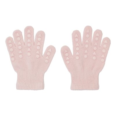 GoBabyGo Protiskluzové rukavičky - Soft Pink, vel. 3 - 4 roky