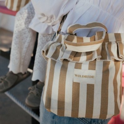 Wildride Taška mini přes rameno - Beige Stripe - obrázek