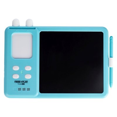 FreeOn Free2Play Interaktivní LCD tabulka 2v1 pro výuku angličtiny Kiddigit - Blue - obrázek