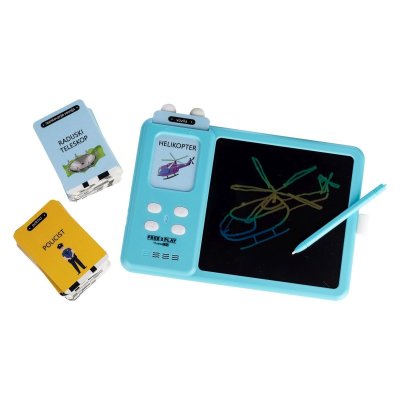 FreeOn Free2Play Interaktivní LCD tabulka 2v1 pro výuku angličtiny Kiddigit - Blue