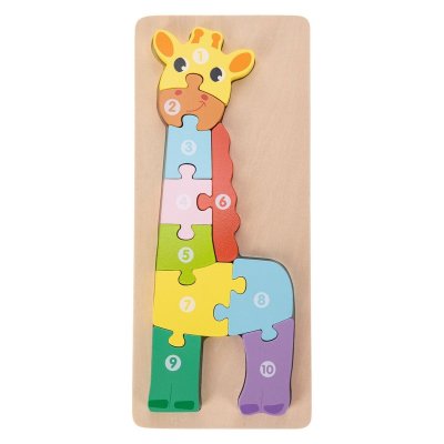 FreeOn Free2Play Dřevěné puzzle - Giraffe