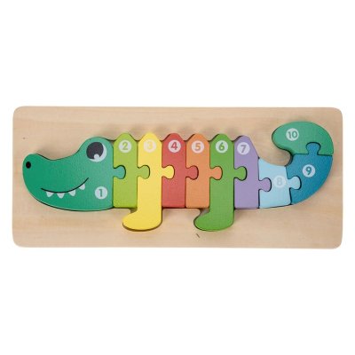 FreeOn Free2Play Dřevěné puzzle - Crocodile