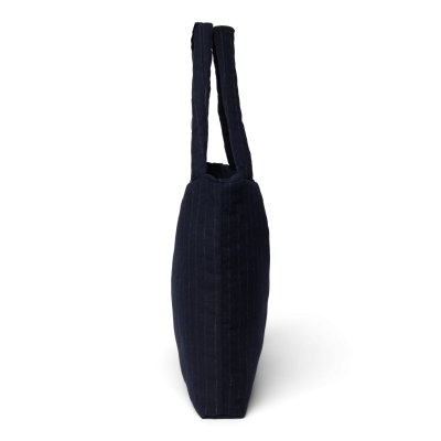 Studio Noos Taška Mom Bag Flannel Chalkstripe - Dark Blue - obrázek