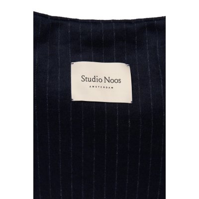 Studio Noos Taška Mom Bag Flannel Chalkstripe - Dark Blue - obrázek