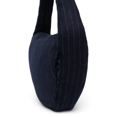 Studio Noos Crossbody taška Flannel Chalkstripe - Dark Blue - obrázek