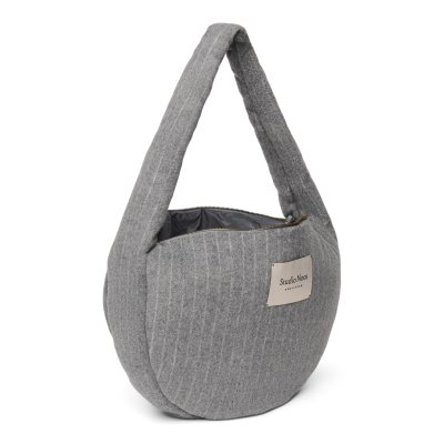 Studio Noos Crossbody taška Flannel Chalkstripe - Light Grey - obrázek