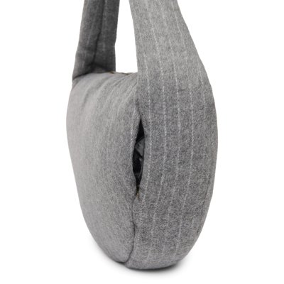 Studio Noos Crossbody taška Flannel Chalkstripe - Light Grey - obrázek