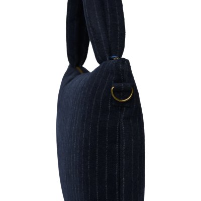Studio Noos Přebalovací taška Flannel Chalkstripe - Dark Blue - obrázek