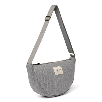 Studio Noos Crossbody ledvinka Flannel Chalkstripe - Light Grey - obrázek