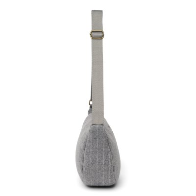 Studio Noos Crossbody ledvinka Flannel Chalkstripe - Light Grey - obrázek
