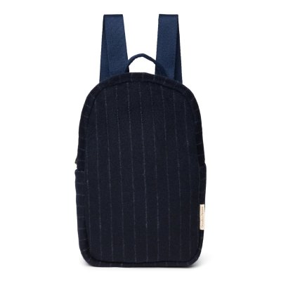 Studio Noos Dětský batůžek Mini Flannel Chalkstripe - Dark Blue