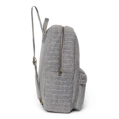 Studio Noos Dětský batoh Midi Flannel Chalkstripe - Light Grey - obrázek