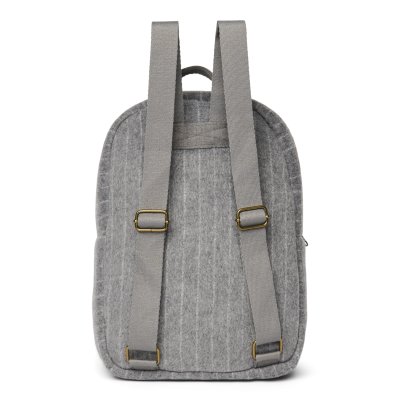 Studio Noos Dětský batoh Midi Flannel Chalkstripe - Light Grey - obrázek