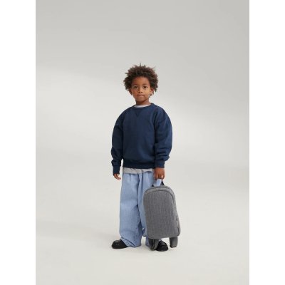 Studio Noos Dětský batůžek Mini Flannel Chalkstripe - Light Grey - obrázek