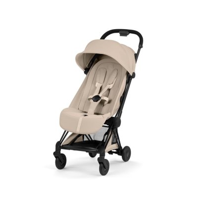 Cybex Platinum Coya Style + Cestovní taška - Matt Black/Cozy Beige - obrázek
