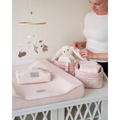 Cam Cam Copenhagen Přebalovací podložka OCS - Classic Stripes Rose - obrázek