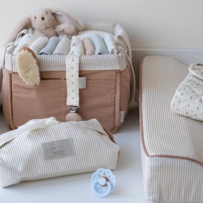 Cam Cam Copenhagen Přebalovací podložka OCS - Stripes Camel - obrázek