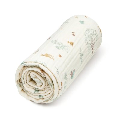 Cam Cam Copenhagen Mušelínová deka pro miminko GOTS - Woodland - obrázek