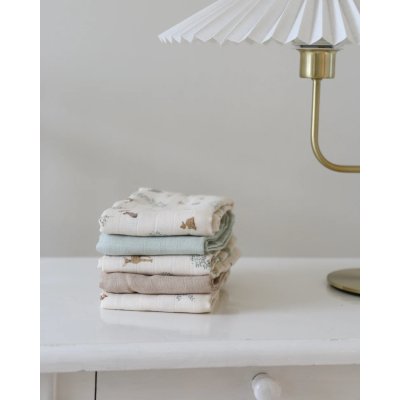 Cam Cam Copenhagen Mušelínové pleny s potiskem GOTS, 2 ks - Woodland - obrázek