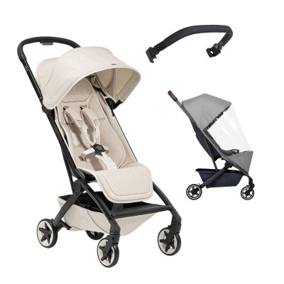 Joolz Aer2 Bundle Set Golfky Special + Pláštěnka + Madlo - Calming Beige