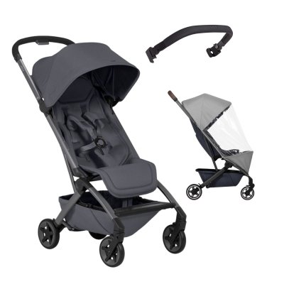 Joolz Aer2 Bundle Set Golfky + Pláštěnka + Madlo - Stone Grey