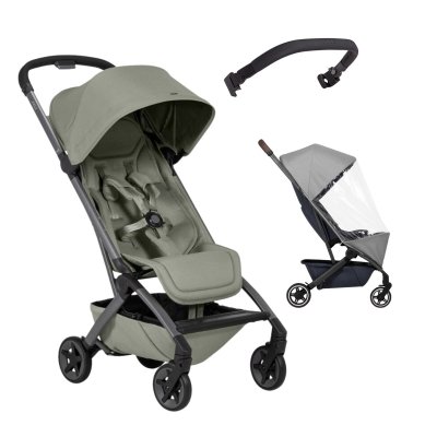 Joolz Aer2 Bundle Set Golfky + Pláštěnka + Madlo - Sage Green