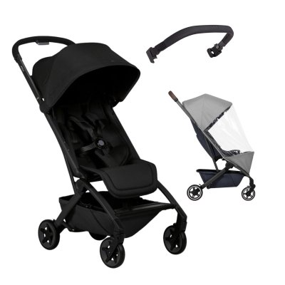 Joolz Aer2 Bundle Set Golfky + Pláštěnka + Madlo - Space Black