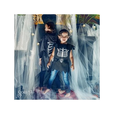 Souza! Dětský kostým - Halloweenský plášť Casper, vel. 110/122 - obrázek