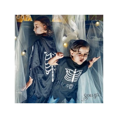 Souza! Dětský kostým - Halloweenský plášť Casper, vel. 110/122 - obrázek