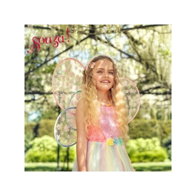 Souza! Dětský kostým - Víla Flora, vel. 98/104 - obrázek