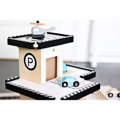 JaBaDaBaDo dřevěná sada Parkovací garáž - obrázek