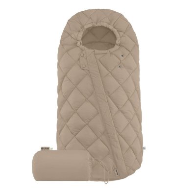 Cybex Talos S Lux Kompletní kočárek se skládací korbou + Fusak Snogga 2 - Taupe/Almond Beige - obrázek