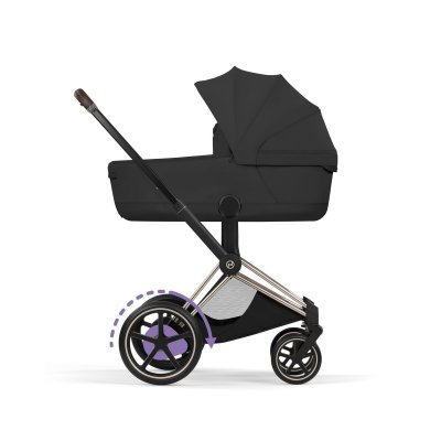 Cybex Platinum ePriam Style Podvozek + Základ sportovního sezení - Champagne Gold - obrázek