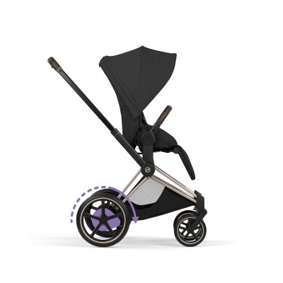 Cybex Platinum ePriam Style Podvozek + Základ sportovního sezení - Champagne Gold - obrázek