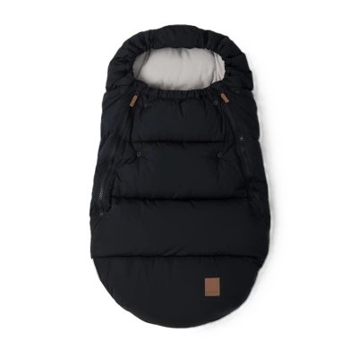 Leokid Set Fusak Olaf + Rukavice na kočárek - Black Coal - obrázek