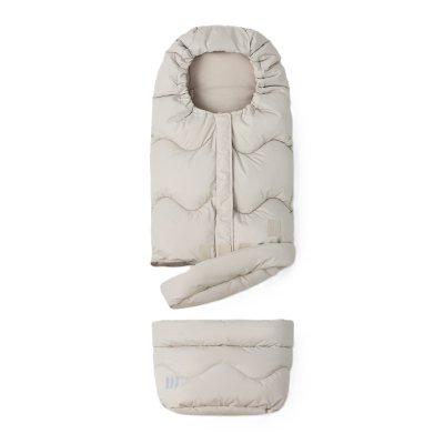Leokid Set Fusak Transformer + Rukavice na kočárek - Cement Beige/Sand - obrázek