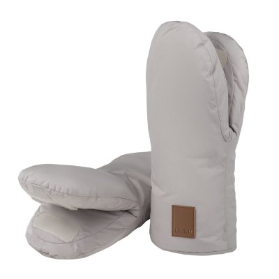 Leokid Set Fusak Transformer + Rukavice na kočárek - Cement Beige/Sand - obrázek