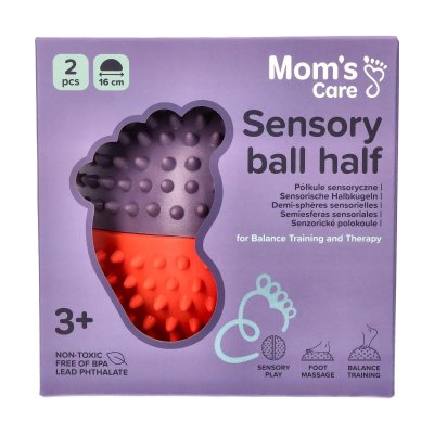 Moms Care Senzorické polokoule, 2 ks - Pink & Purple - obrázek