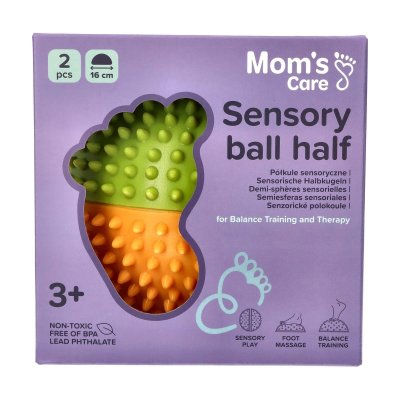Moms Care Senzorické polokoule, 2 ks - Yellow & Green - obrázek