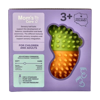 Moms Care Senzorické polokoule, 2 ks - Yellow & Green - obrázek