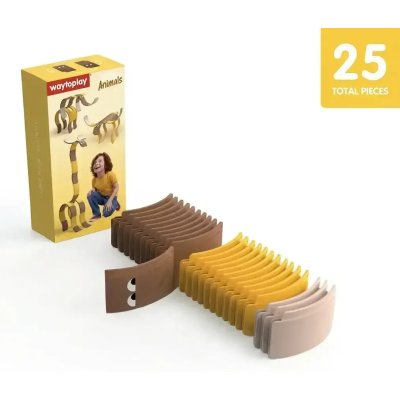 Waytoplay Arches Stavebnice - Land Mammals, 25 ks