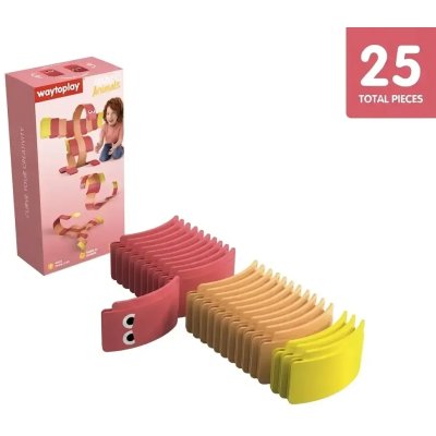 Waytoplay Arches Stavebnice - Reptile Creatures, 25 ks