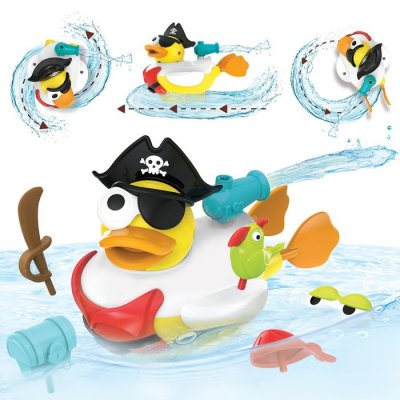 Yookidoo kreativní plavací kachna - Pirát - obrázek