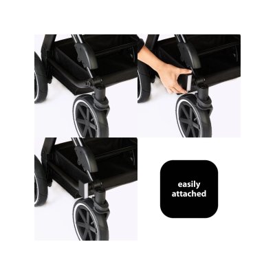 ABC Design světlo na kočár - Black - obrázek