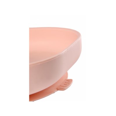 Béaba silikonový talíř s přísavkou - Pink - obrázek