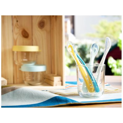 Béaba první silikonové lžičky Rainbow 4 ks - obrázek