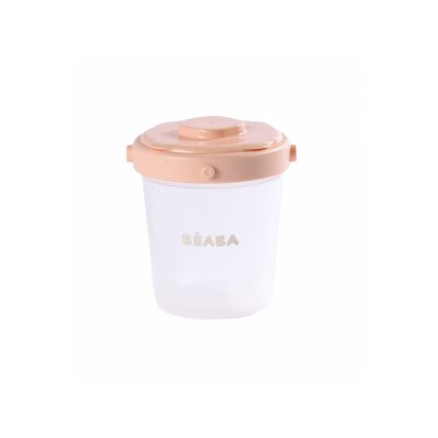 Béaba skladovací kelímky na jídlo 6x200 ml - Pink - obrázek